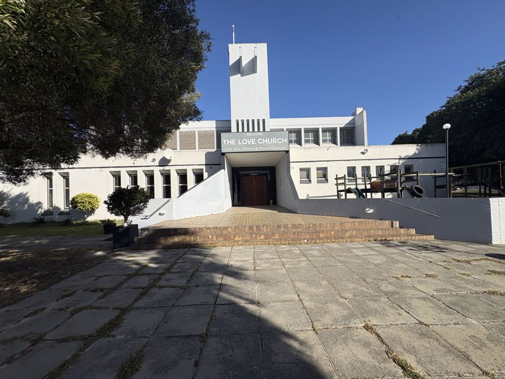 The Love Church building entrance
